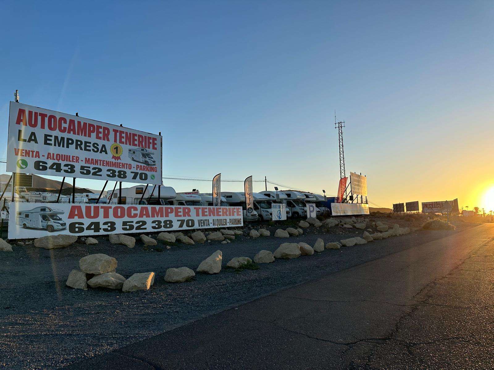 Autocaravanas en Tenerife sur